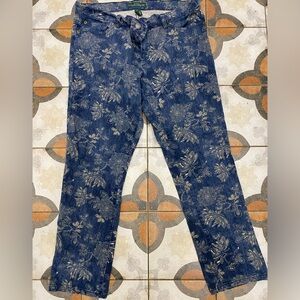 Jean pattern capri vintage